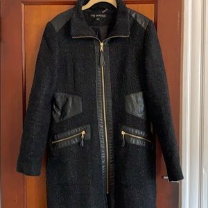 Leather and Tweed Via Spiga Jacket